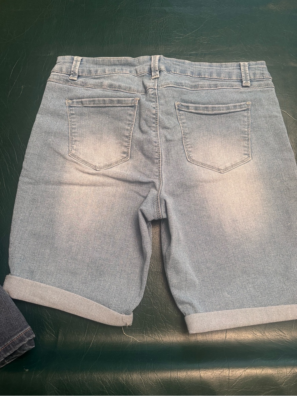 2 pairs! Light and Dark Wash Denim Shorts - Picture 5 of 5